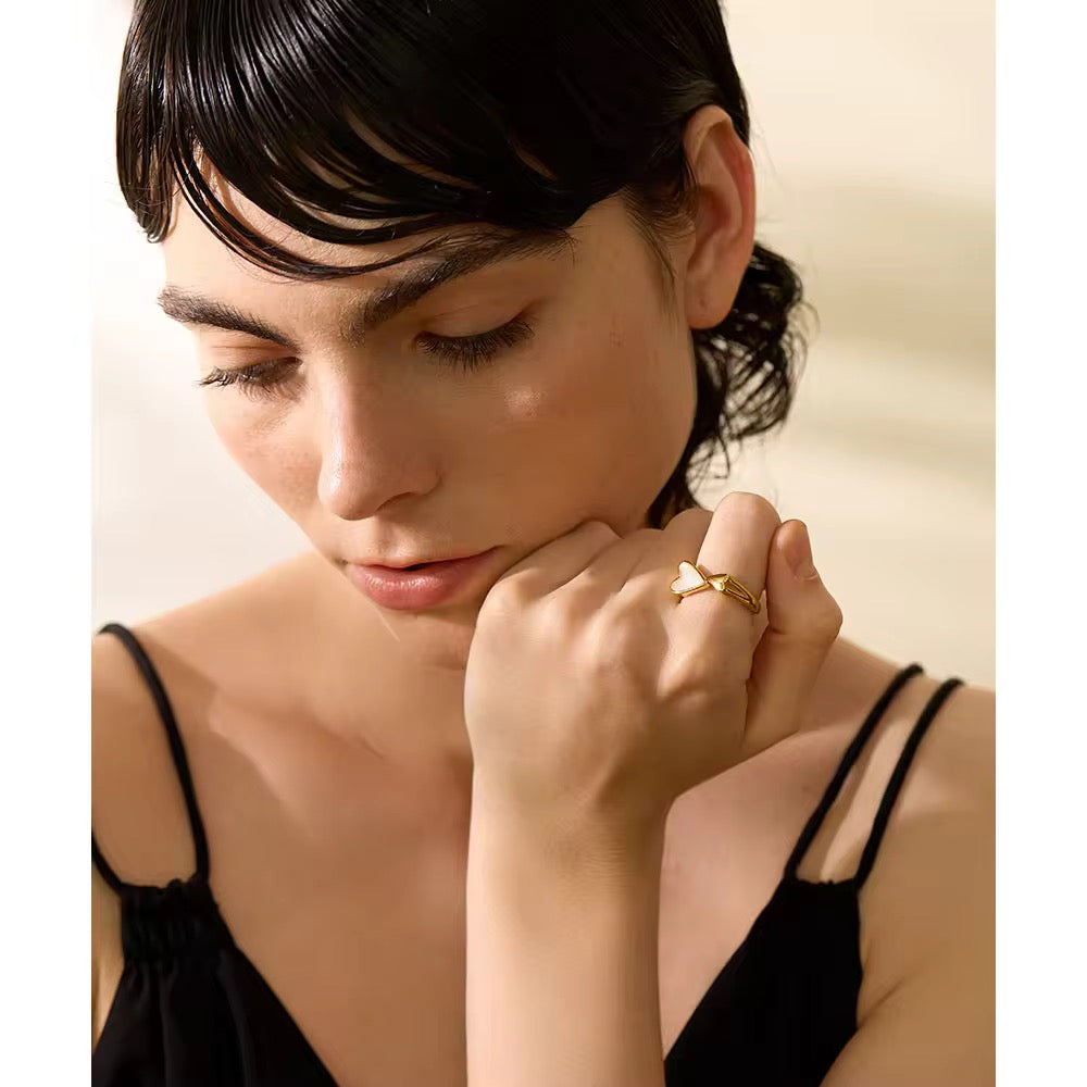 Dual Heart Ring