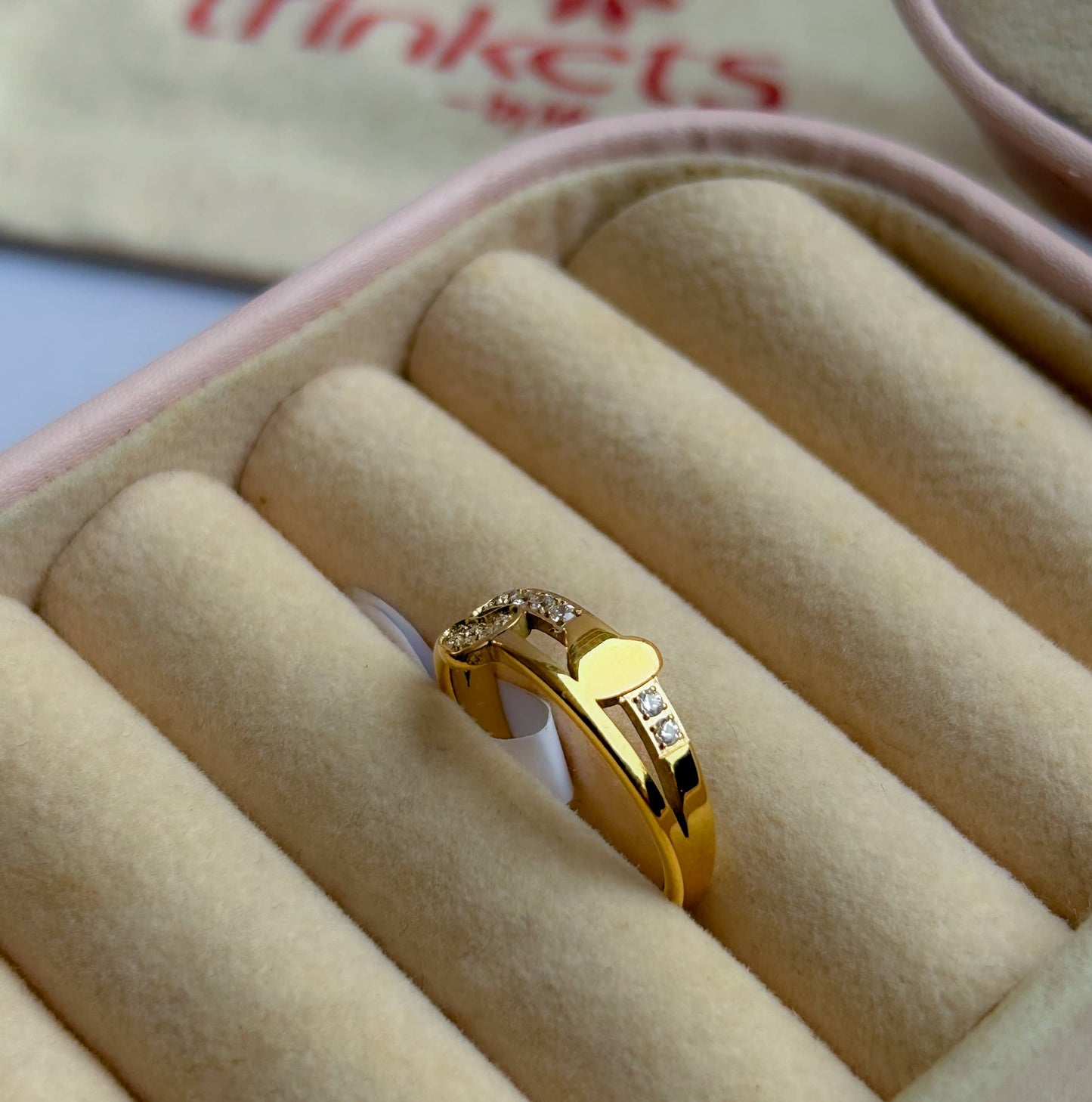 Icy Heart Ring