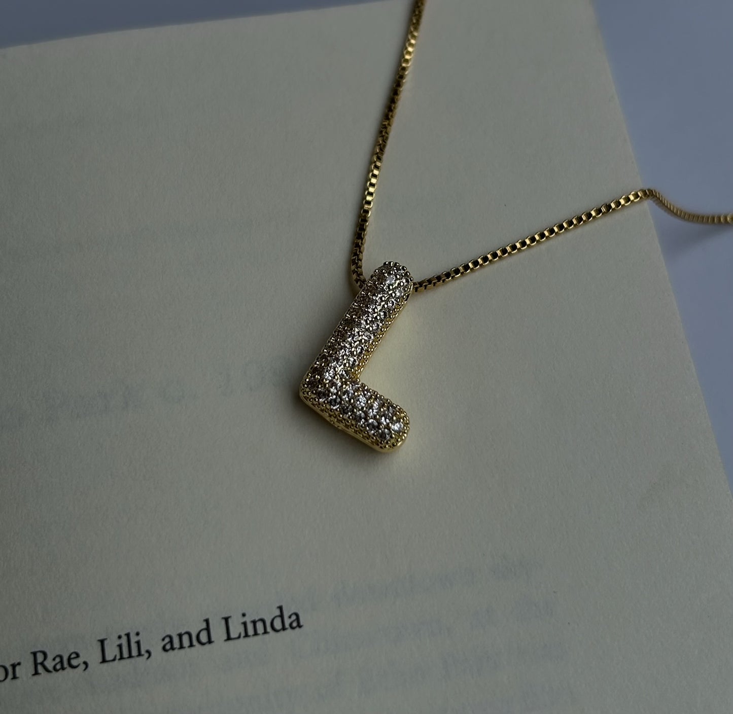 Bold Chic Initials Necklace