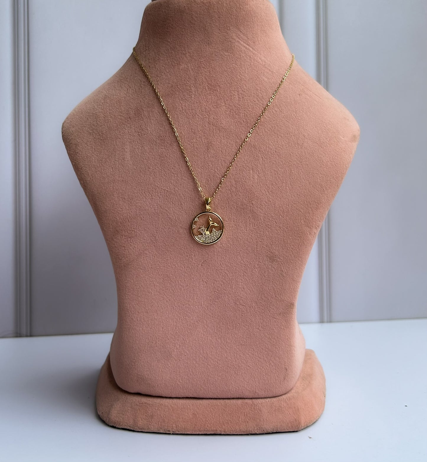 Aqua Arc Necklace
