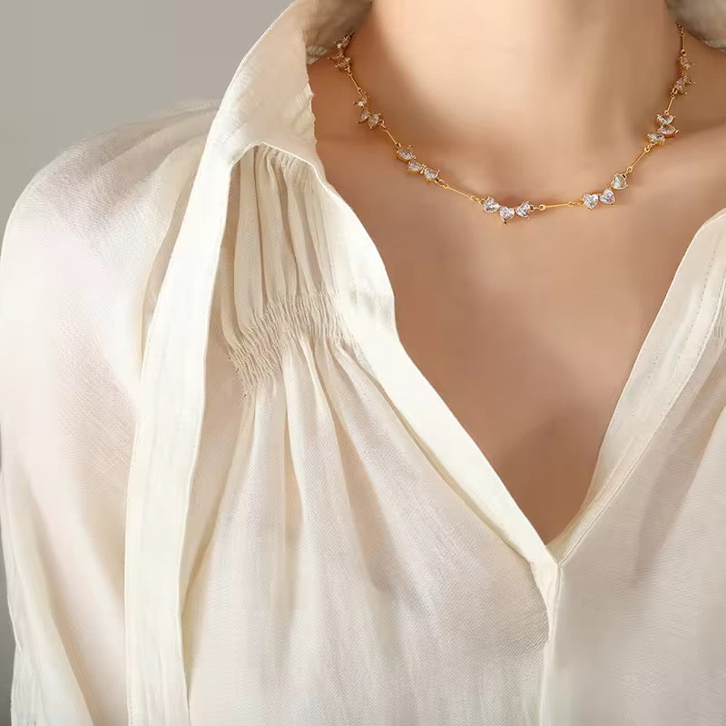 Halo Line Necklace