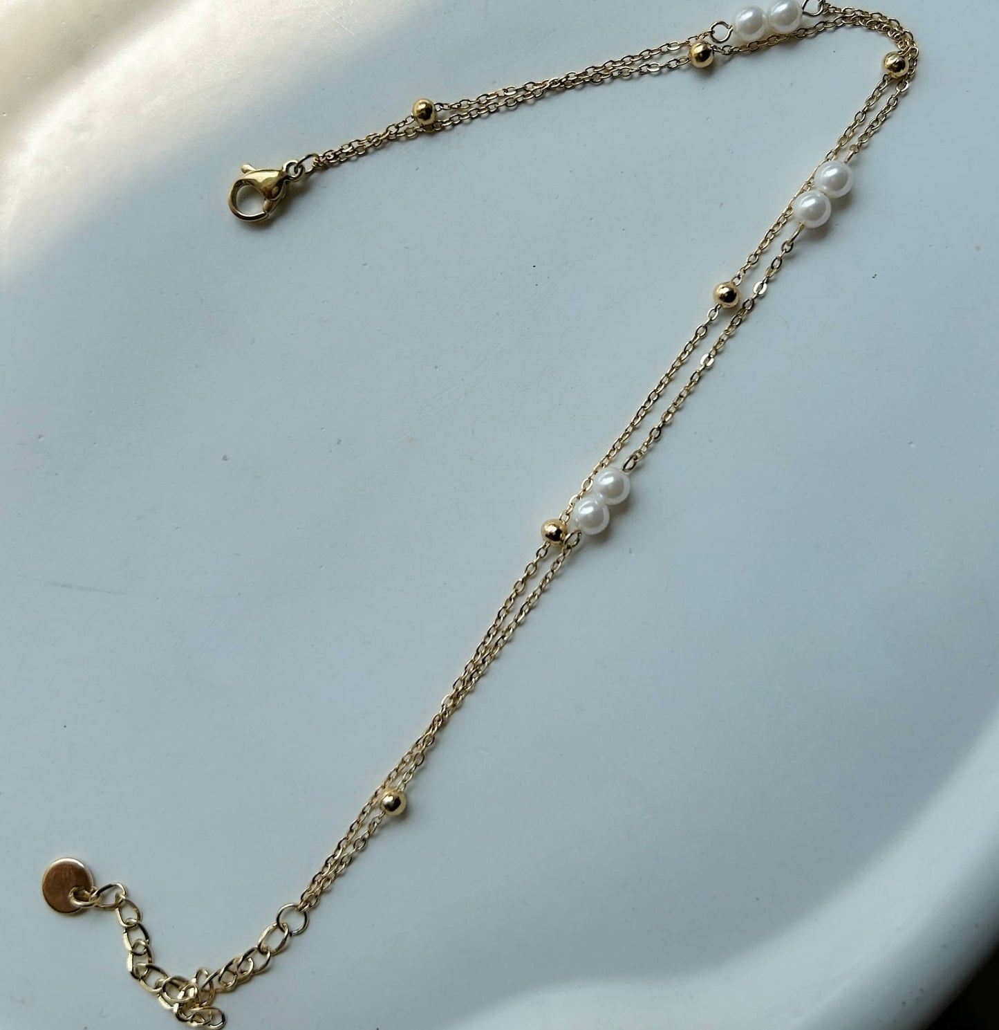 Pearl Wave Anklet