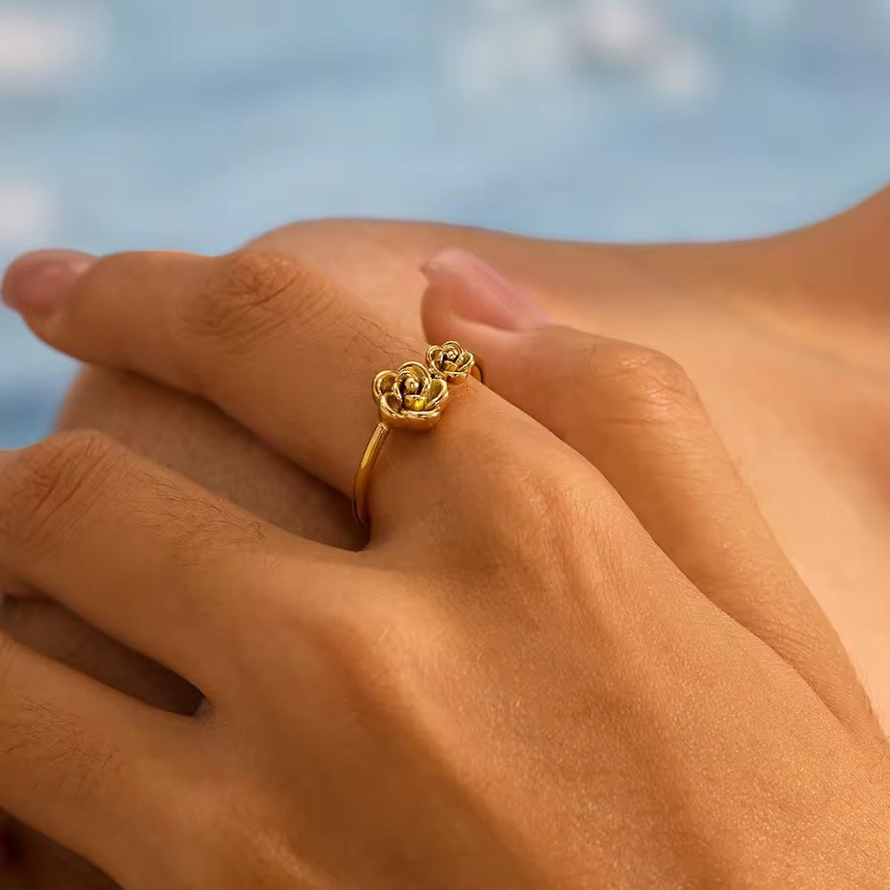 Twin Rose Ring