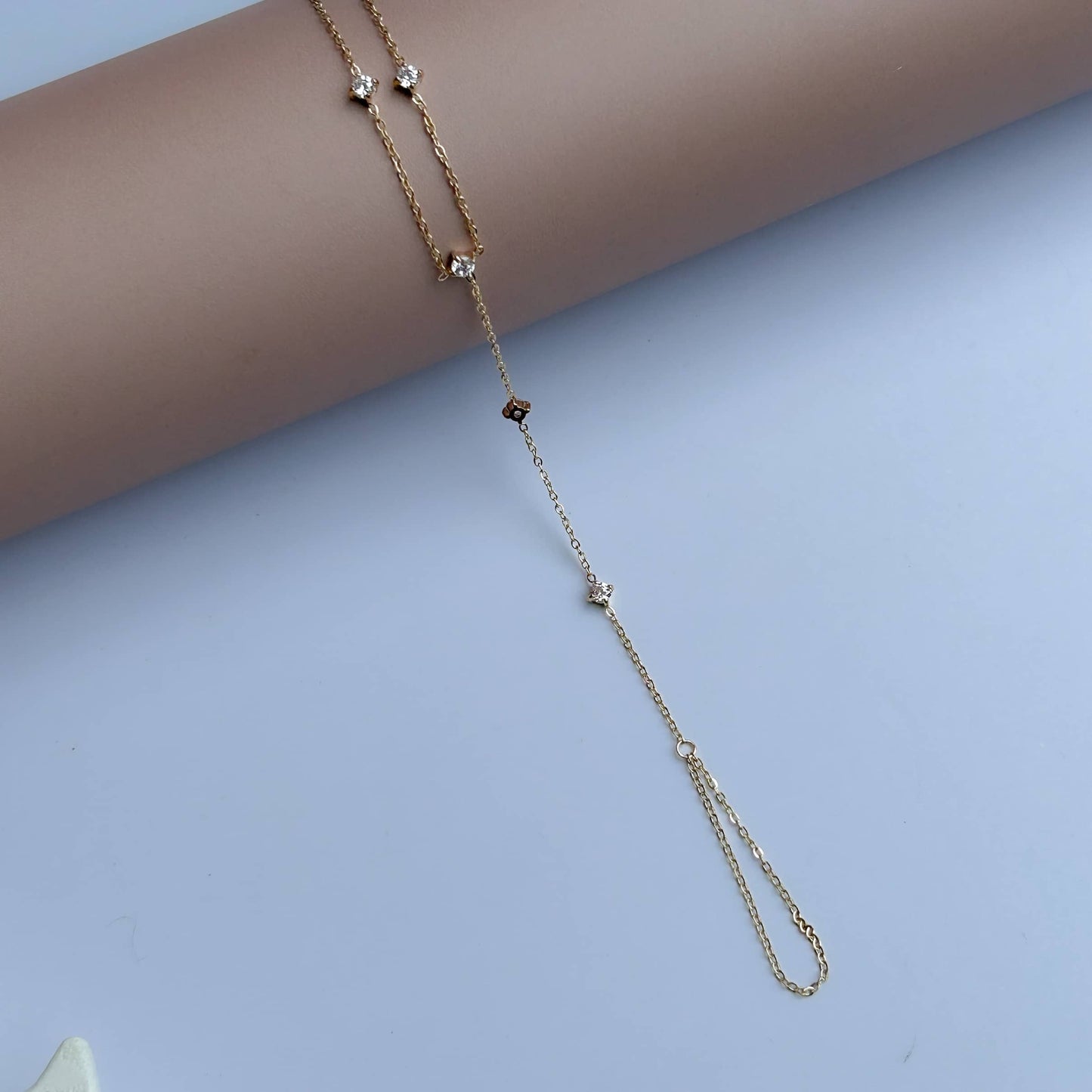 Glitter Drop Handchain