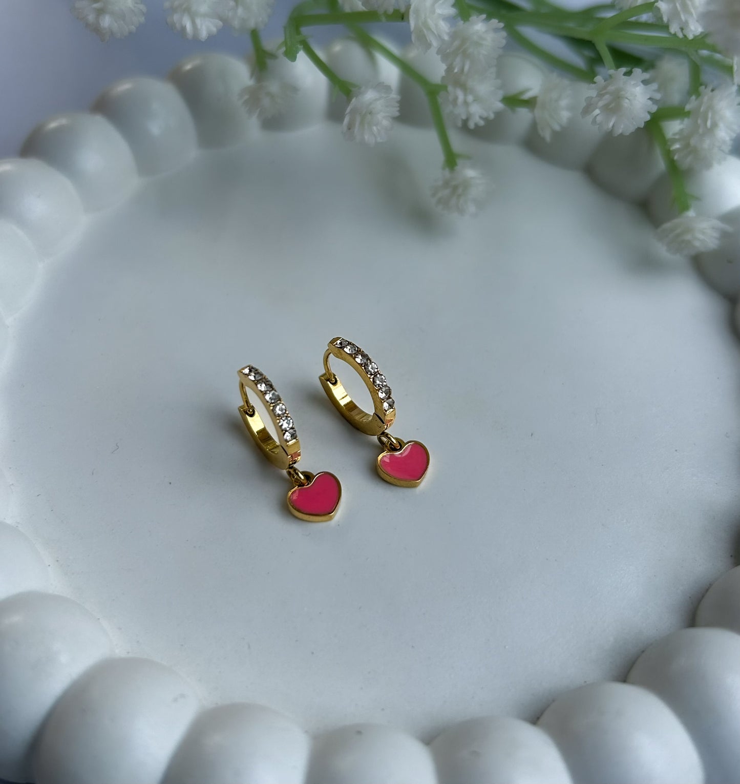 Blush Love Hoops