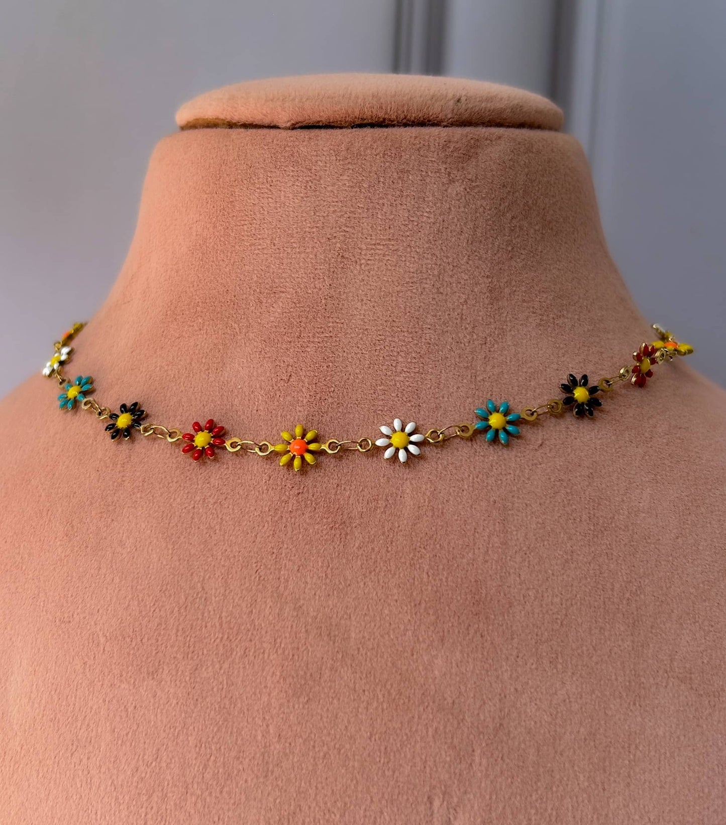 Rainbow Bloom Necklace