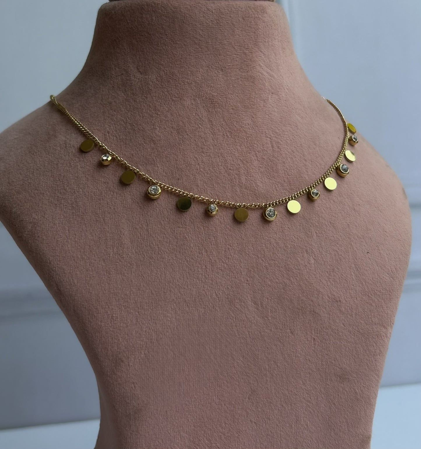 Sunlit Dots Necklace