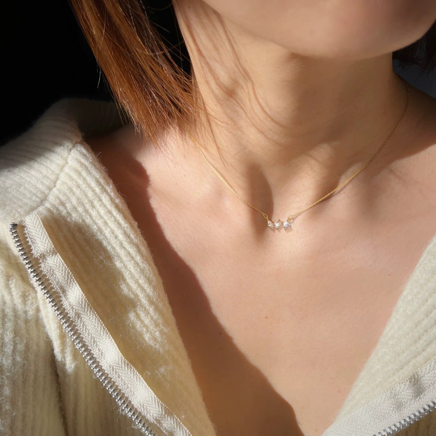 Crystal Thread Necklace