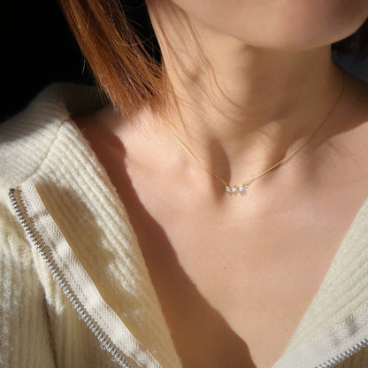 Crystal Thread Necklace