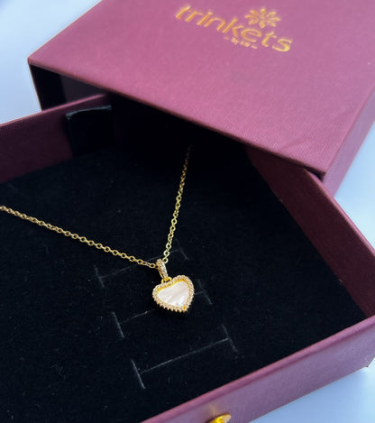 Halo Heart Necklace