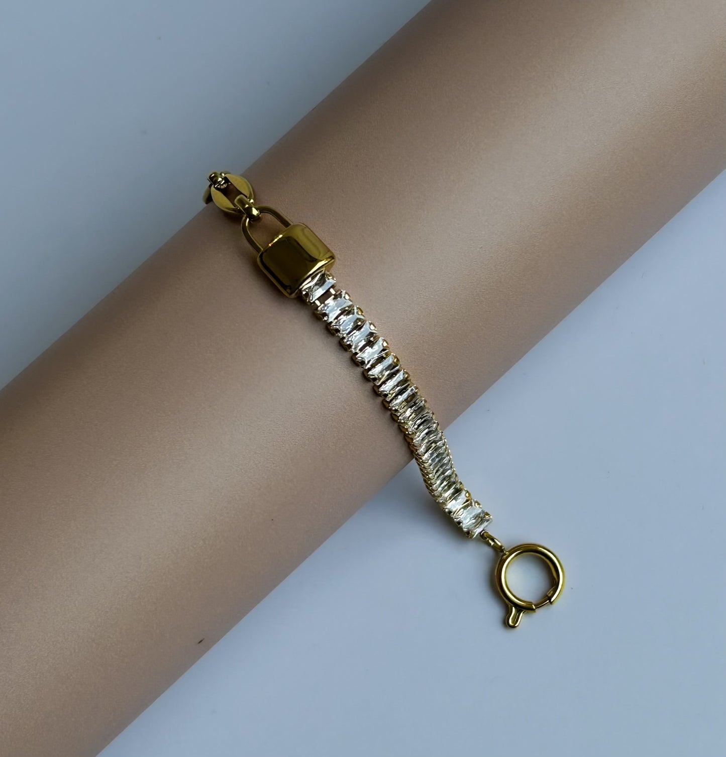 Diamond Lock Bracelet