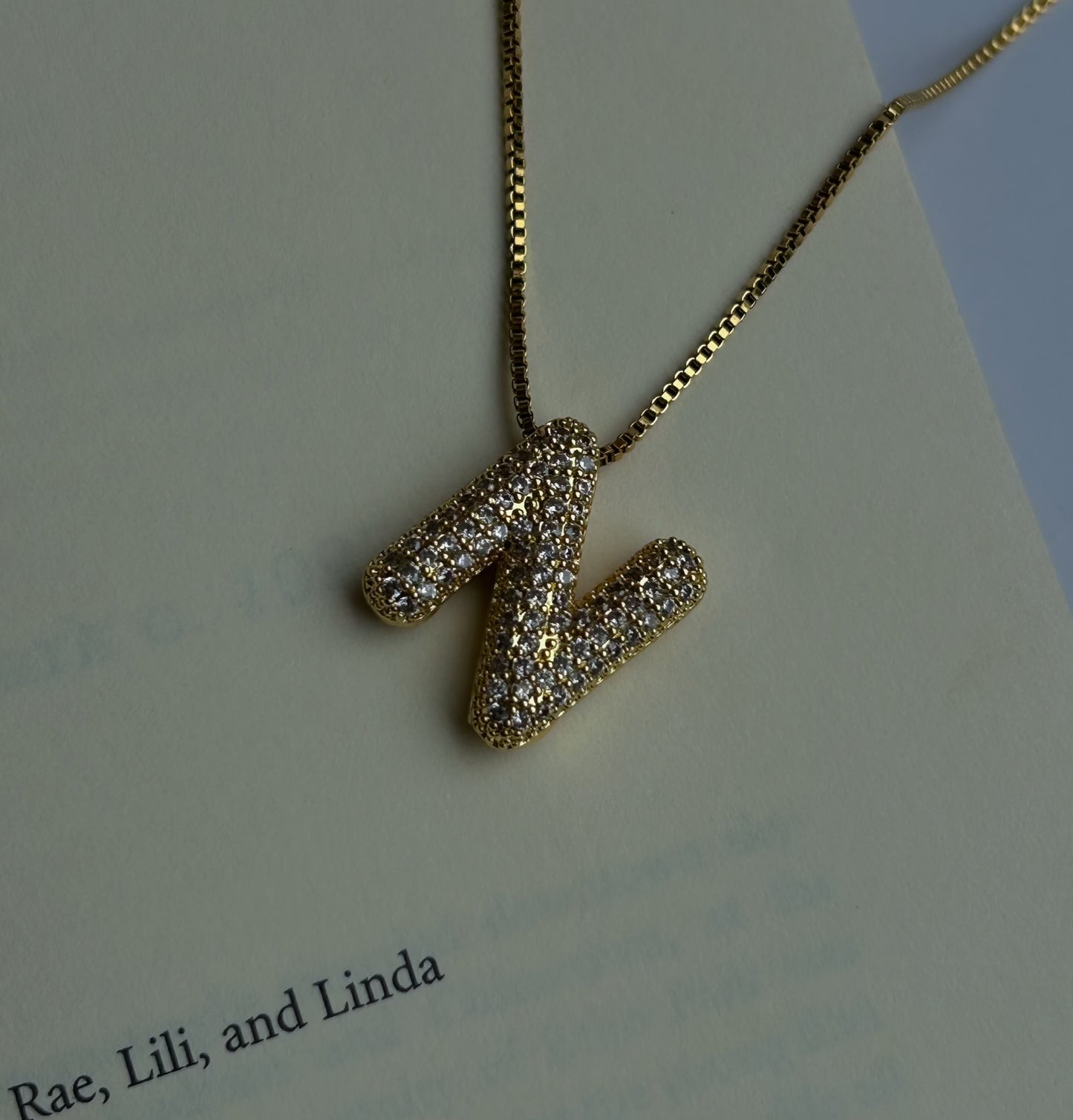 Bold Chic Initials Necklace