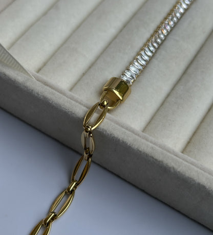 Diamond Lock Bracelet