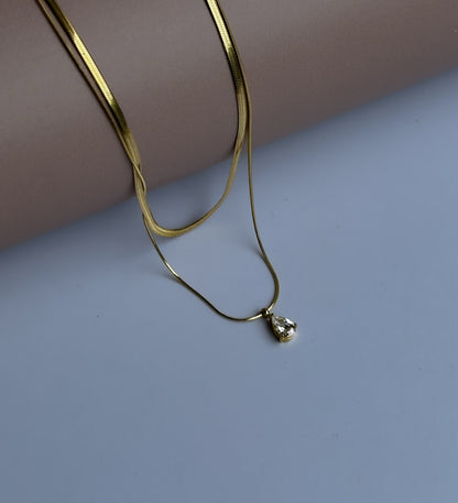 Moon Layered Necklace