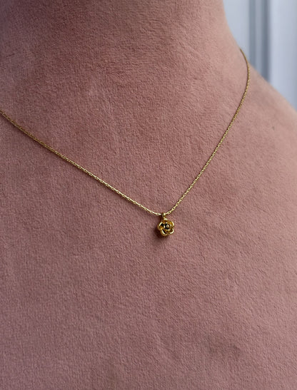 Tiny Rose Necklace