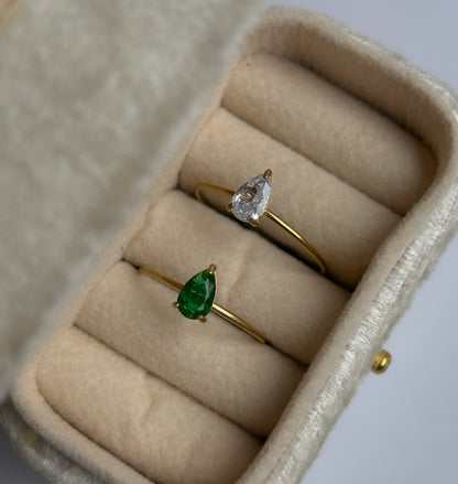 Mint Whisper Ring