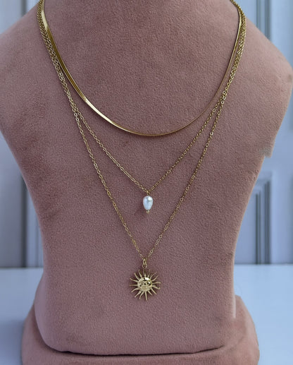 Solar Pearl Necklace