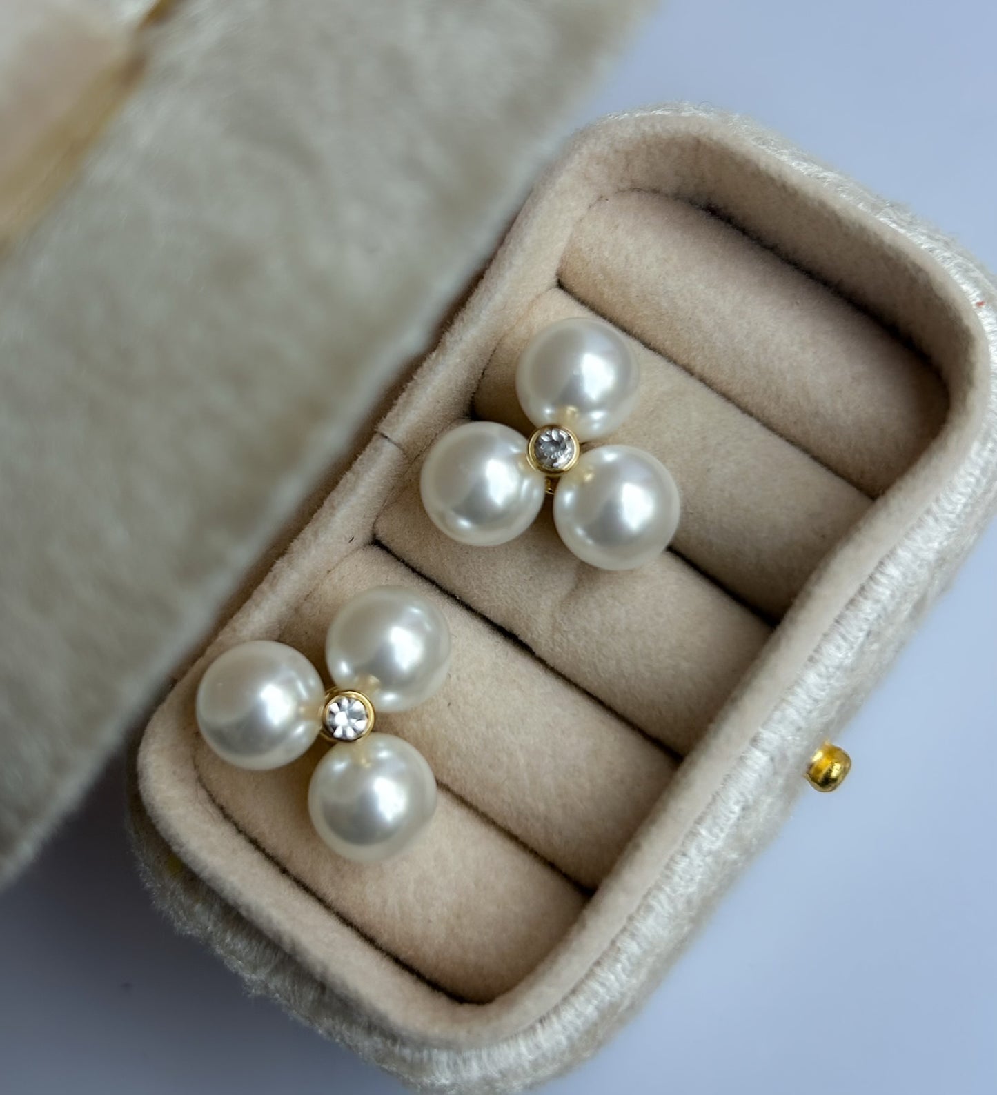 Ivory Glow Studs