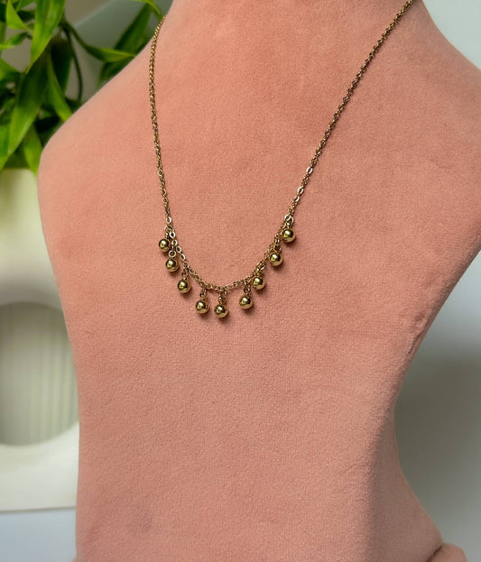 Gold Drops Necklace