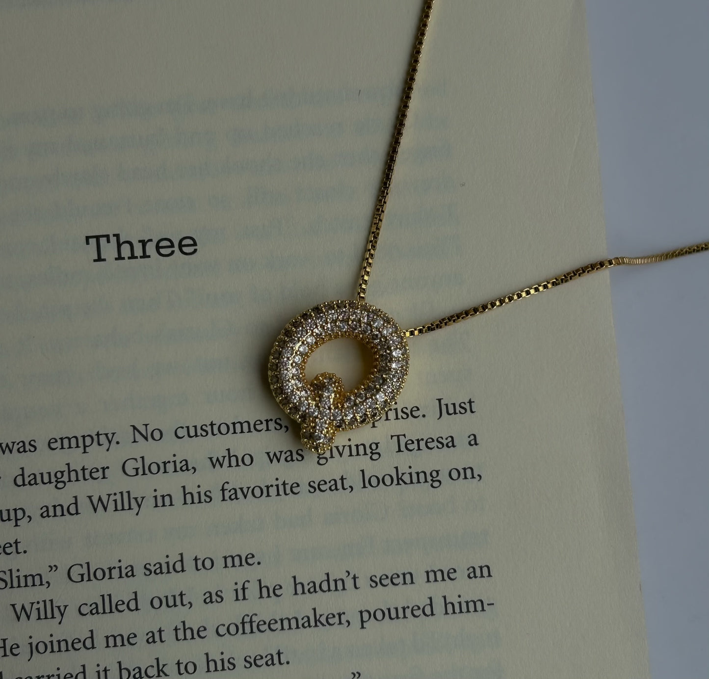 Bold Chic Initials Necklace