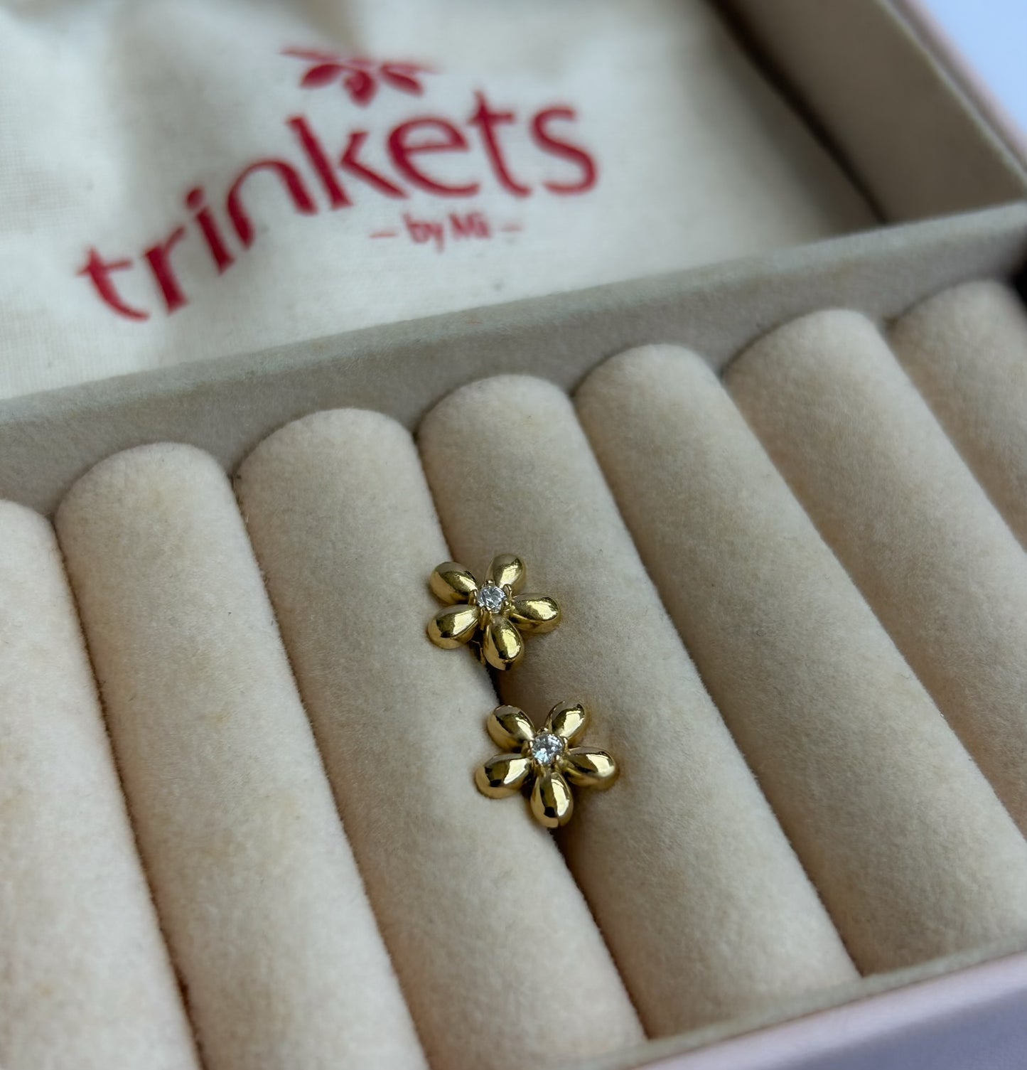 Golden Flora Studs