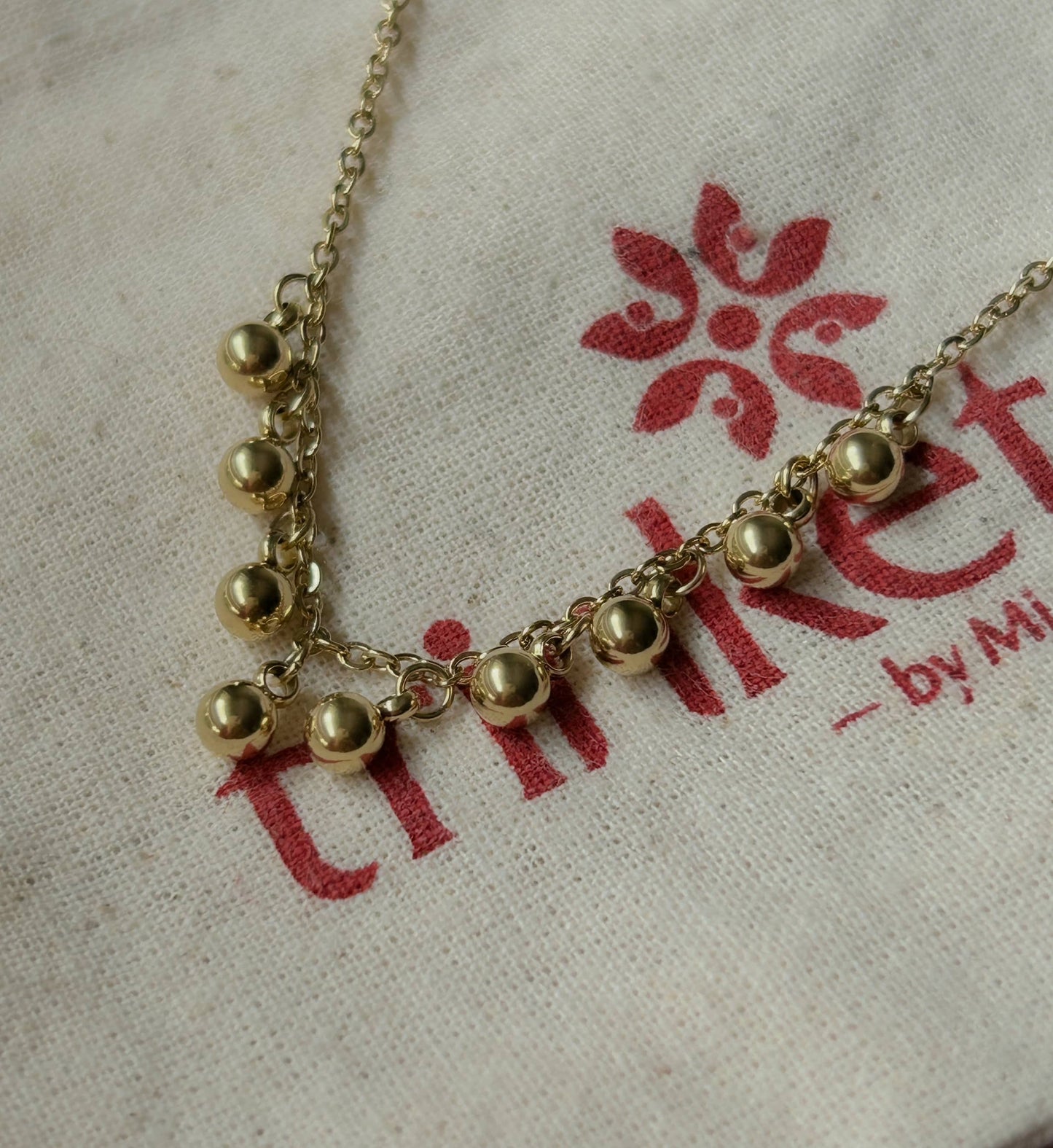 Gold Drops Necklace