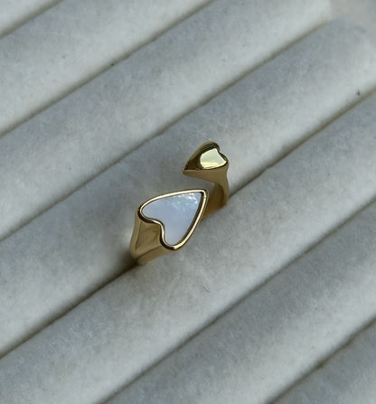 Dual Heart Ring