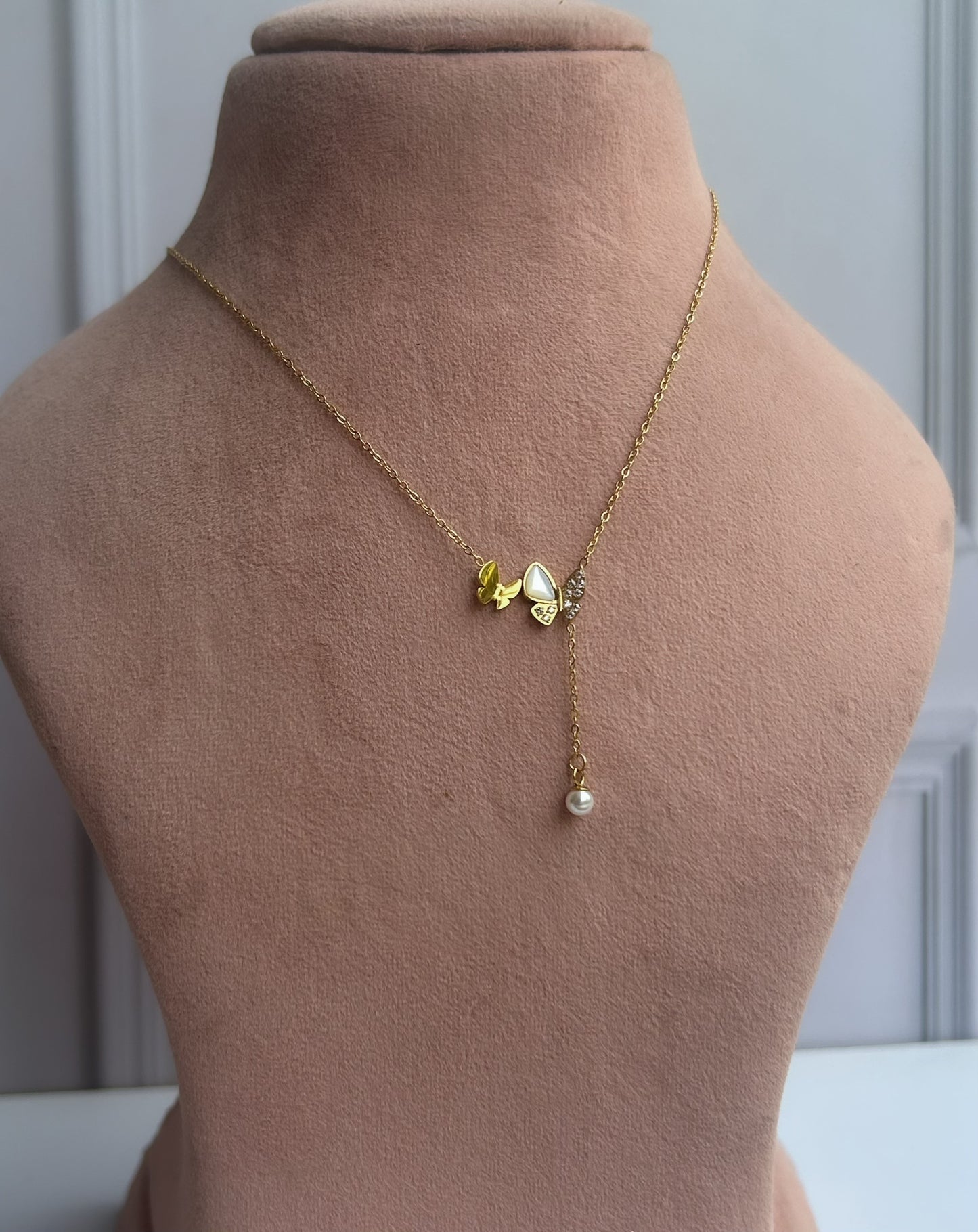 Pearl Wing Necklace