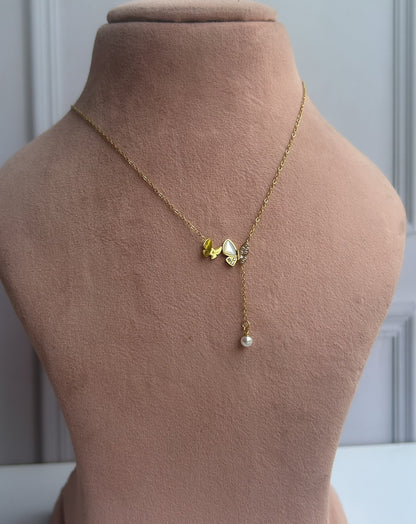 Pearl Wing Necklace
