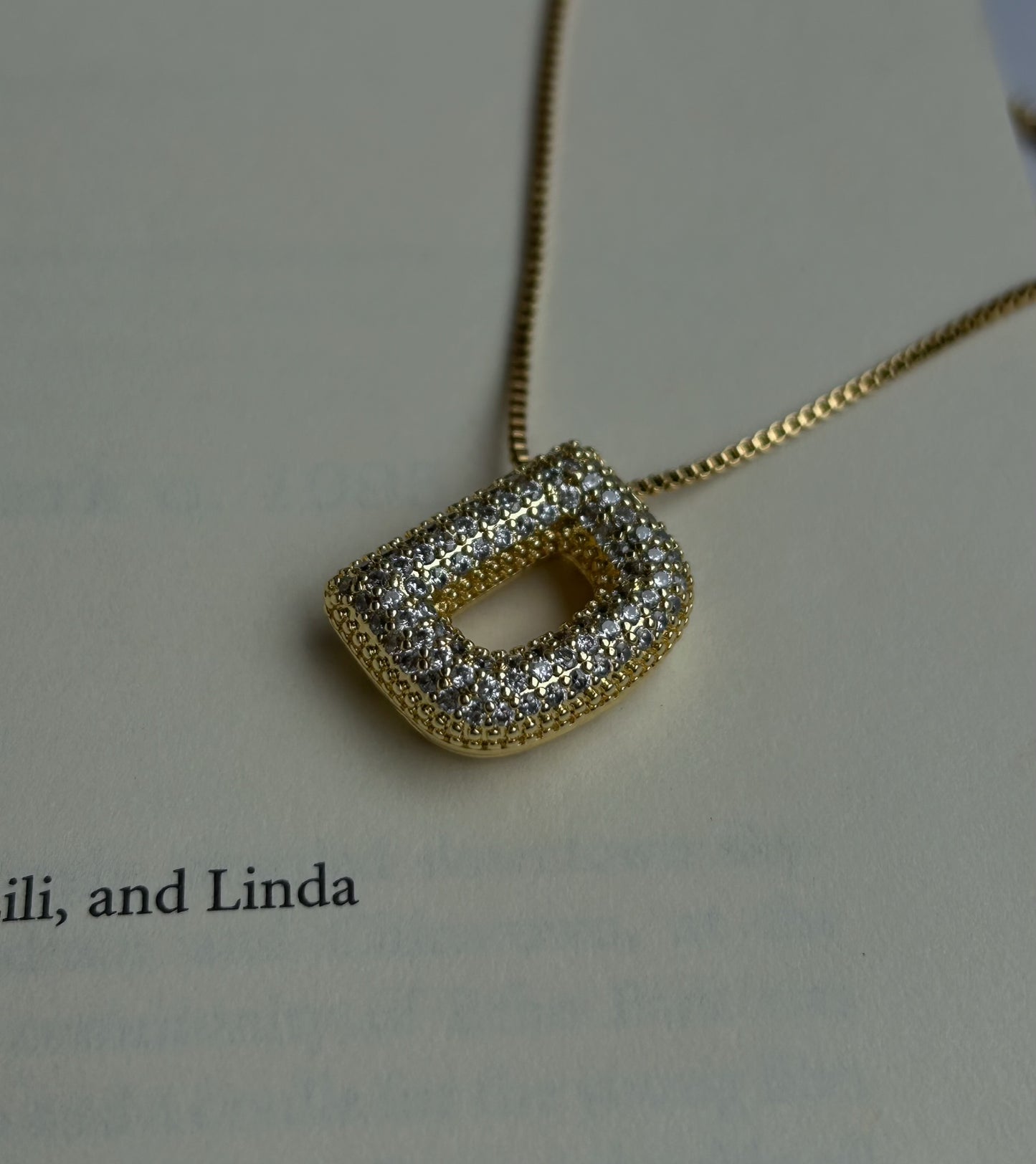 Bold Chic Initials Necklace