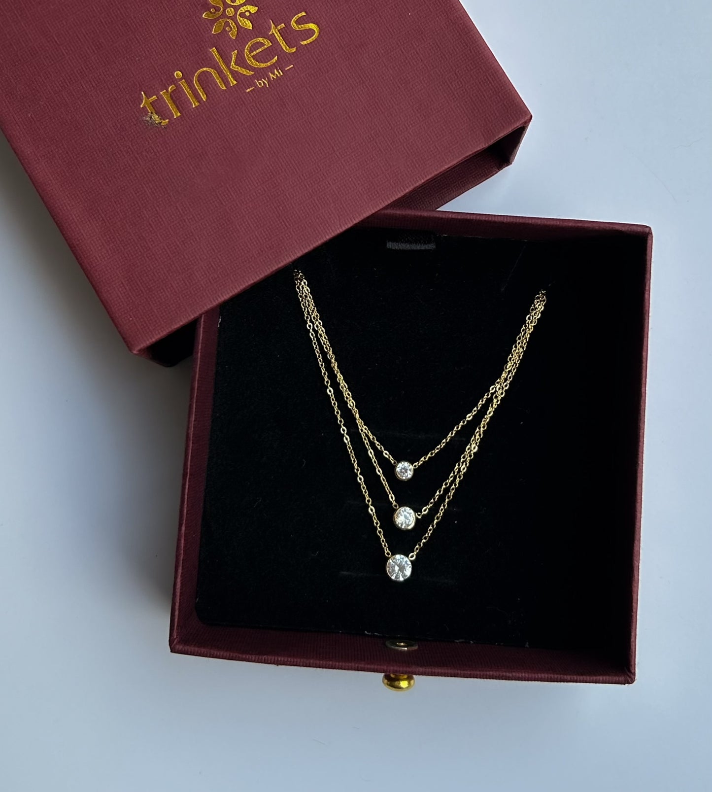 Crystal Layered Necklace