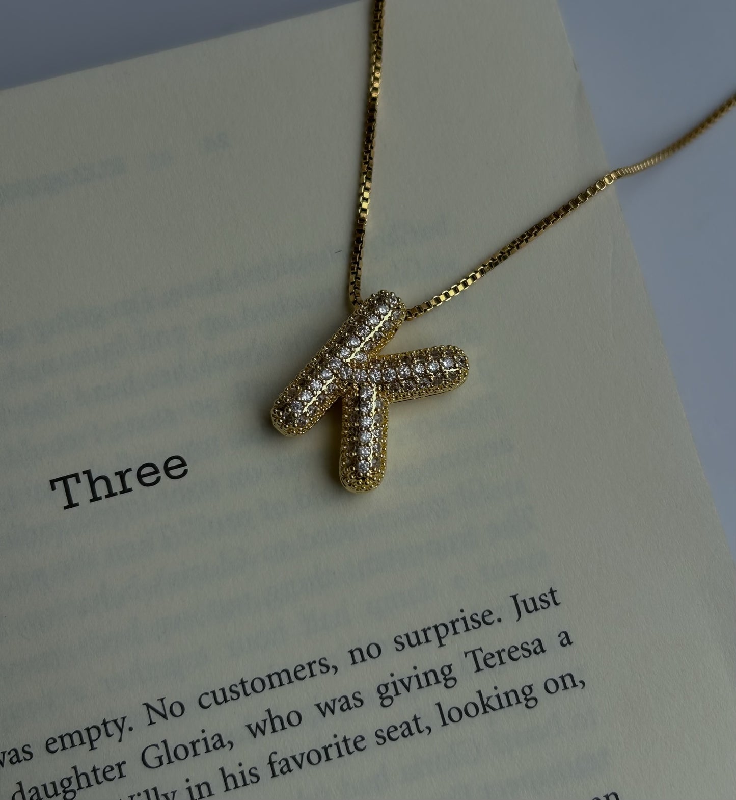 Bold Chic Initials Necklace