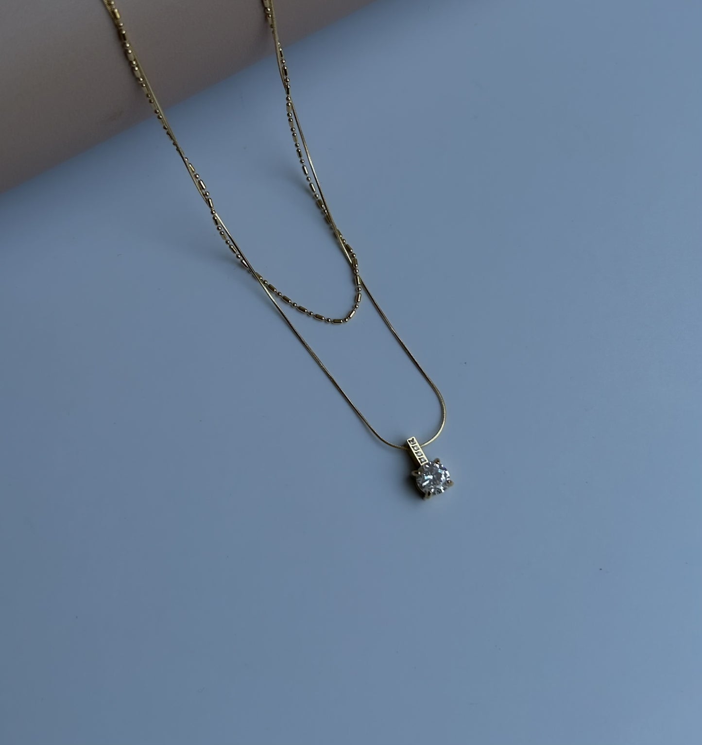 Solo Shine Layered Necklace