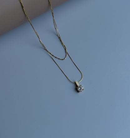 Solo Shine Layered Necklace