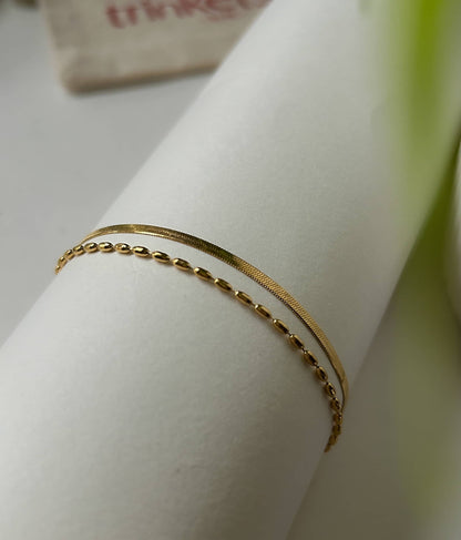 Bead and Band Bracelet