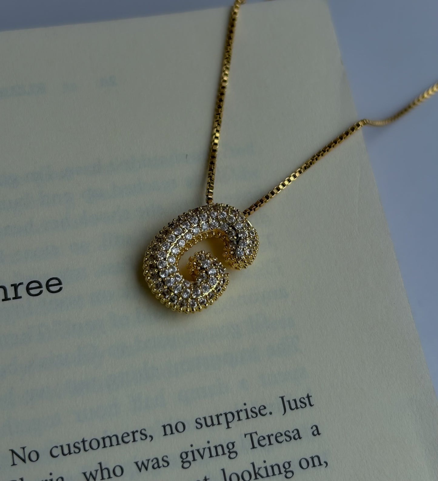 Bold Chic Initials Necklace