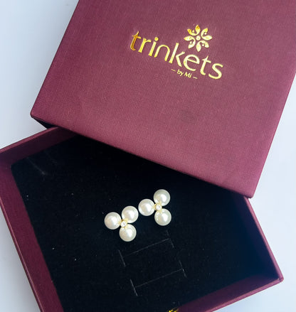 Ivory Glow Studs