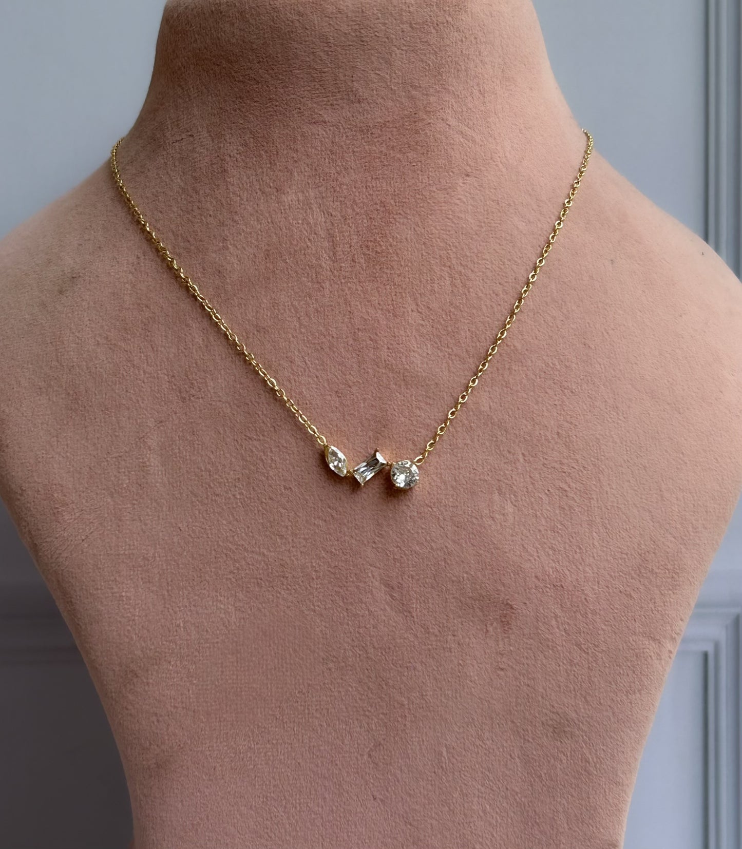 Crystal Thread Necklace