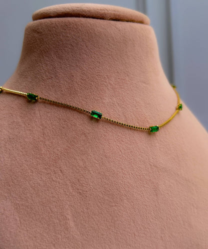 Olive Aura Necklace