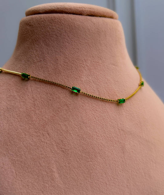 Olive Aura Necklace