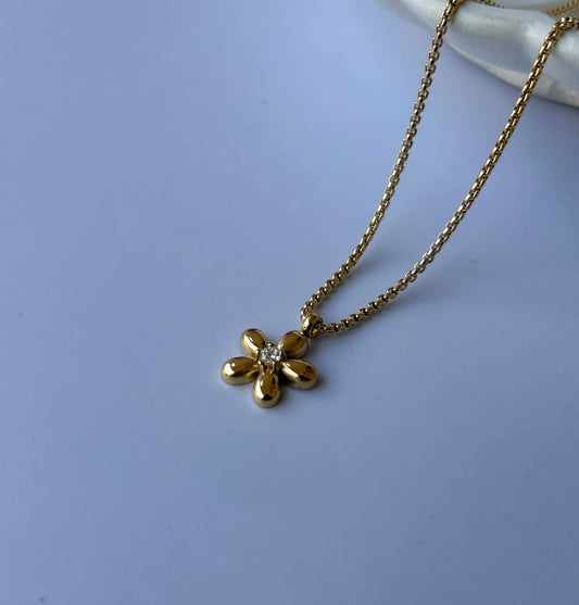 Golden Flora Necklace
