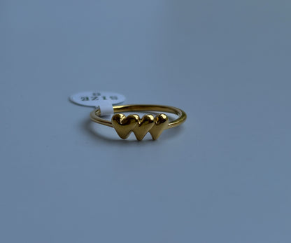 Heart Trinity Ring