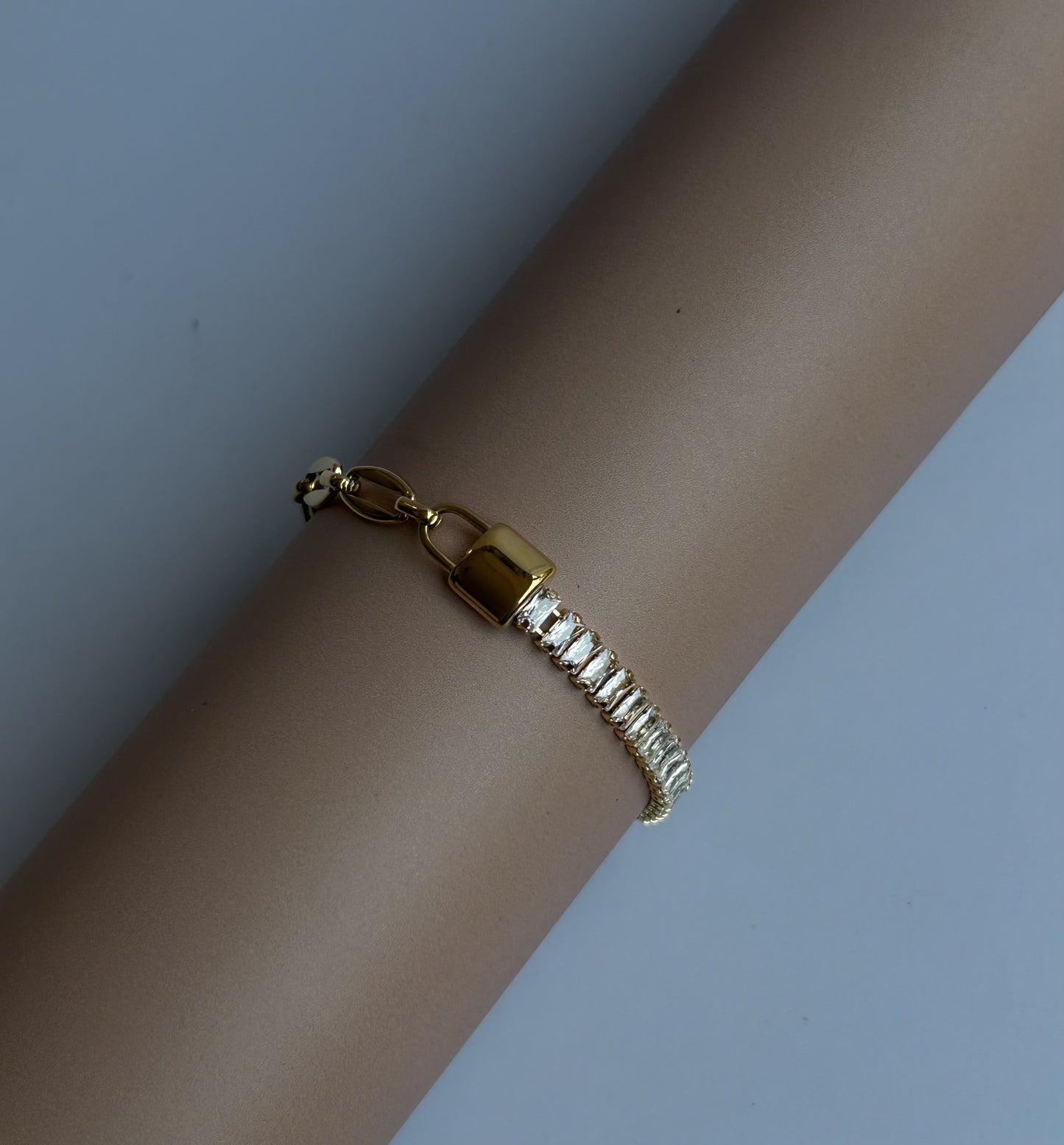 Diamond Lock Bracelet