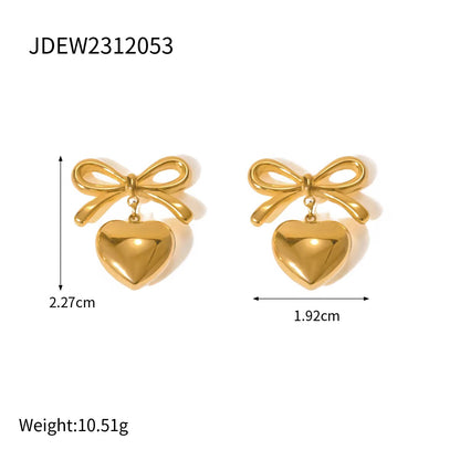 Bow Heart Drops