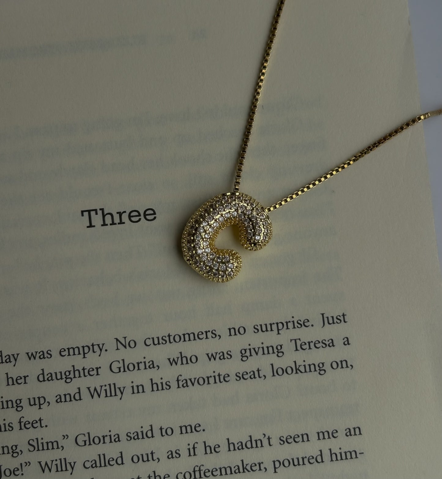 Bold Chic Initials Necklace