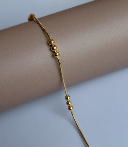 Golden Thread Anklet