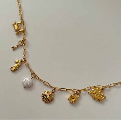 Beach Charm Necklace