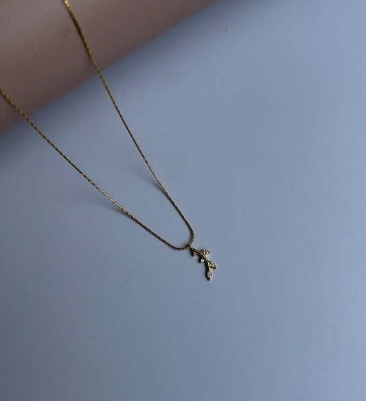 Crystal Foliage Necklace