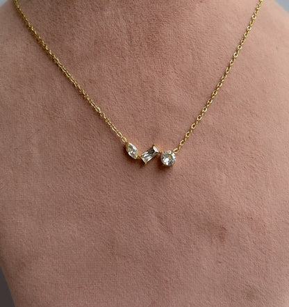 Crystal Thread Necklace