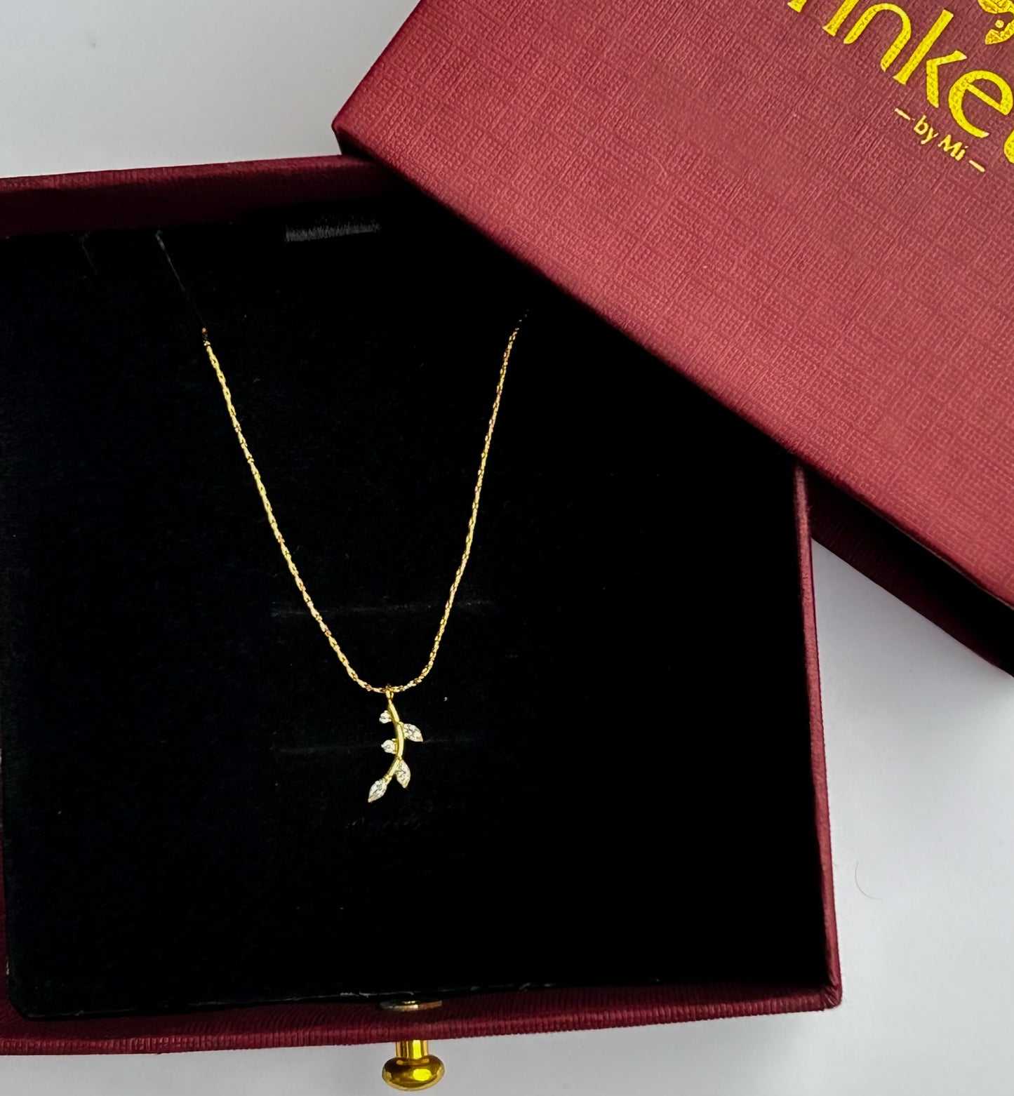 Crystal Foliage Necklace